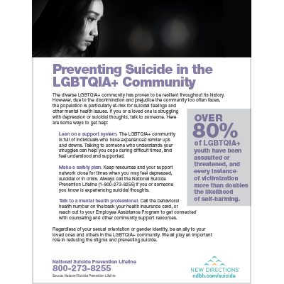 Preventing Suicide - LGBTQIA+