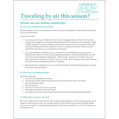 Traveling by Air This Season
