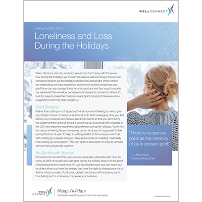 Lonelisness and Loss